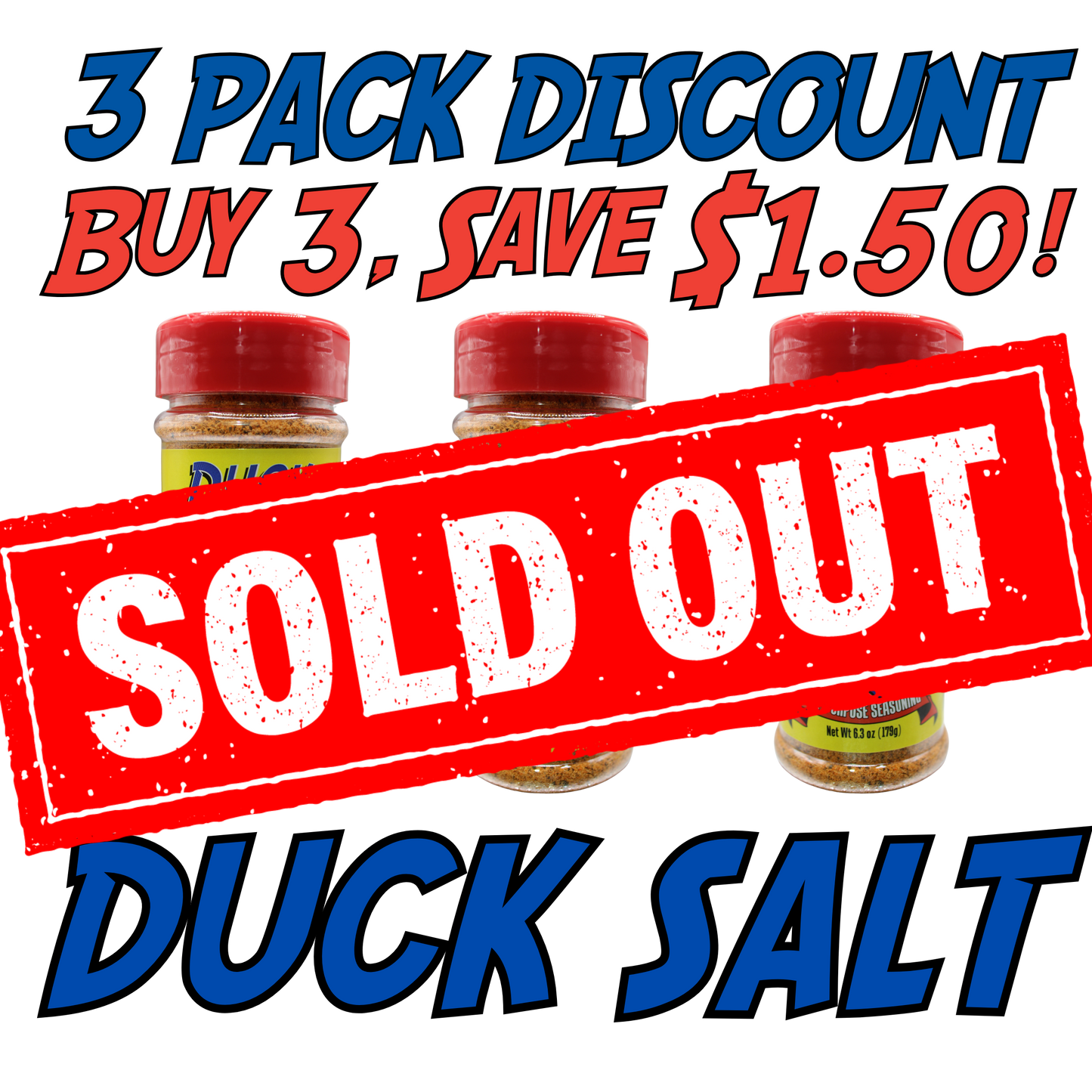DUCK SALT 3 PACK