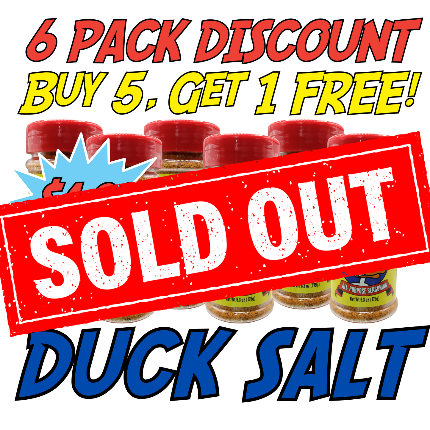 DUCK SALT 6 PACK