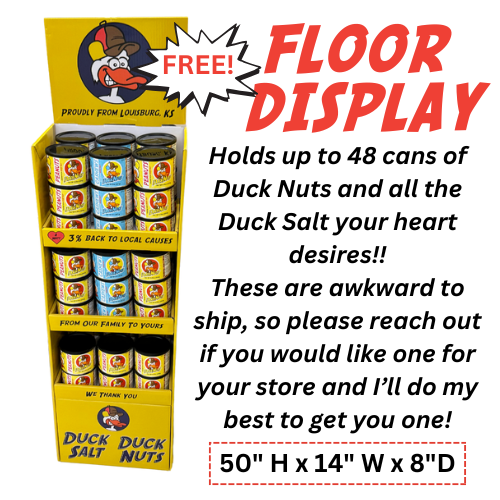 POINT OF SALE: Floor Display (Free-wholesale)