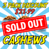 CASHEWS 3 PACK
