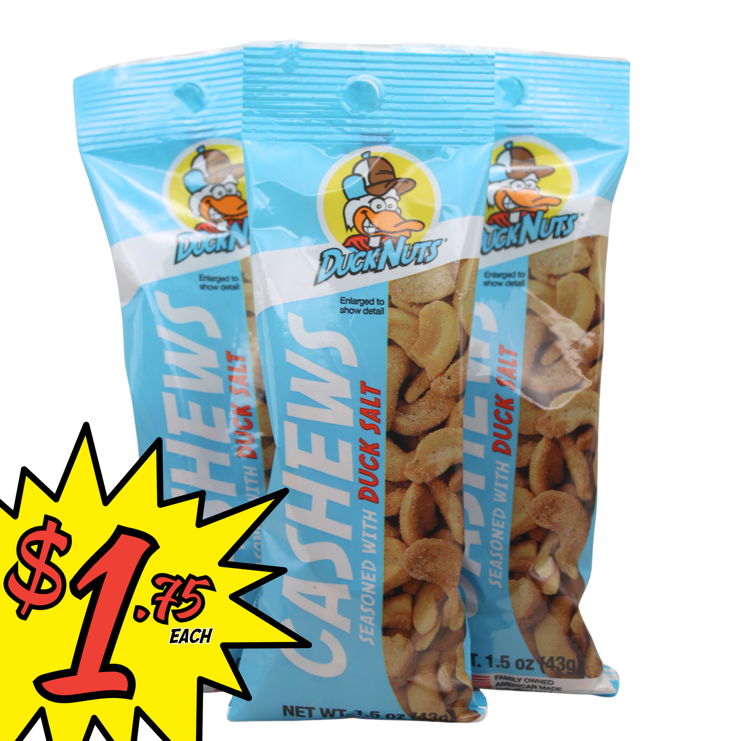 CASHEWS Single 1.5oz bag