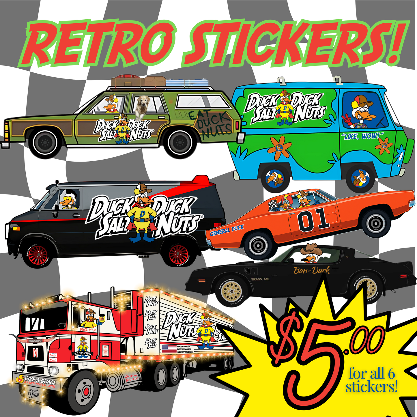 RETRO STICKERS